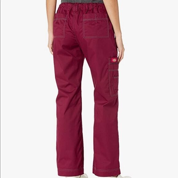 Dickies Gen Flex Scrub Pant Low Rise Drawstring Cargo 857455 - Picture 2 of 10